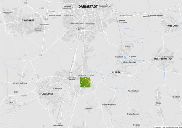 Karte Standort Darmstadt
